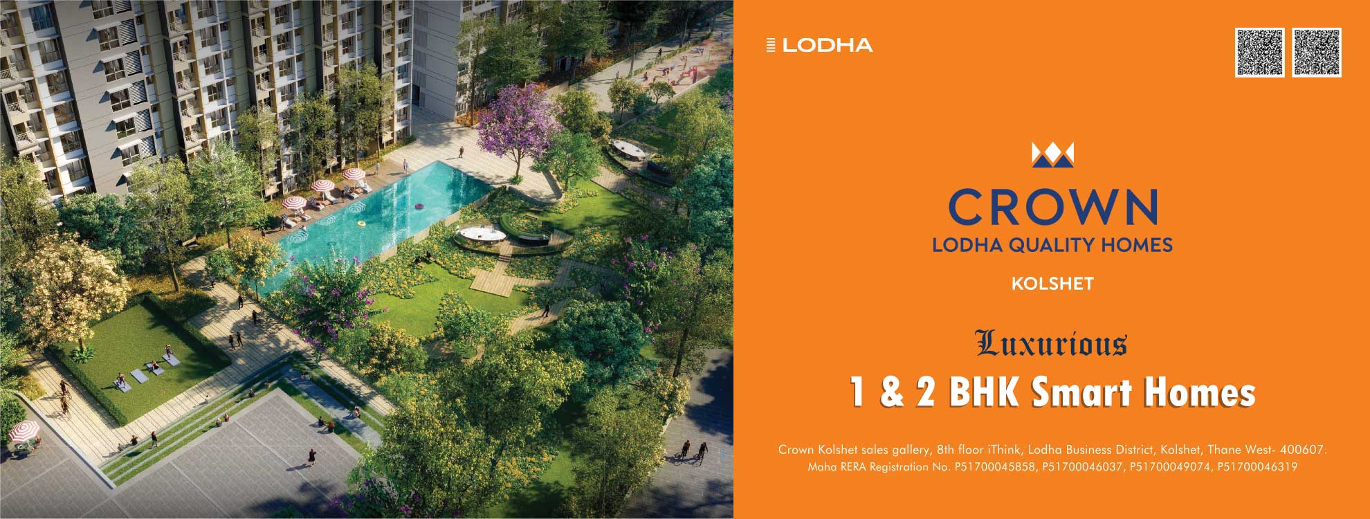 Lodha Crown Kolshet rera number